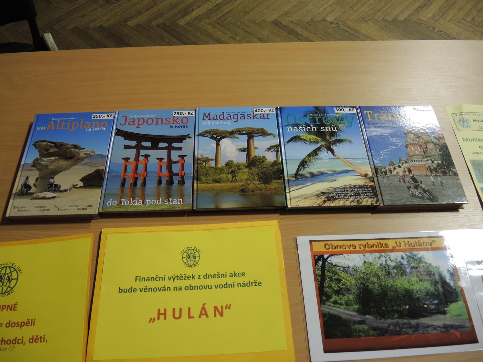 Cestopisy Altiplano, Japonsko, Madagaskar, Ostrovy našich snů, Trans a oznámení o obnově rybníka „U Hulánu“